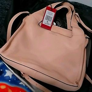 Light peach 🍑 color vince Caputo purse